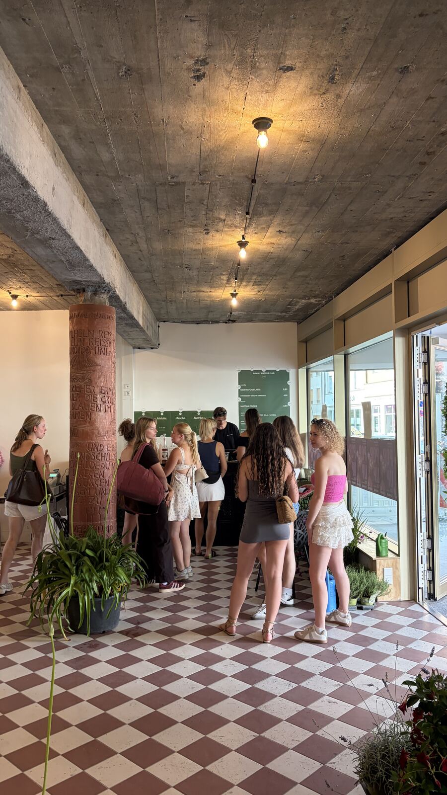 Gäste beim Pop-up Event